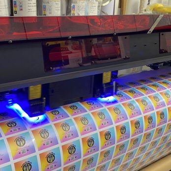 Large-format printing work at Saigon Photo Lab